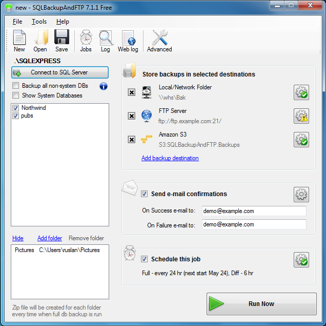 Backup automático Sql Server Express 2005 IT, Recursos y Herramientas Tecnologicas